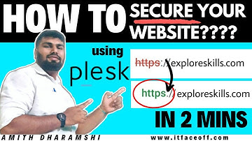 How to Secure Your Website From Hackers in 2MIN | using Plesk in Hindi | Amith Dharamshi