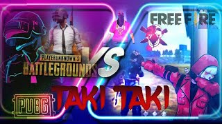 PUBG X FREE FIRE || Taki Taki || MY TUBE || Jai Pubg||New Pubg song 2019