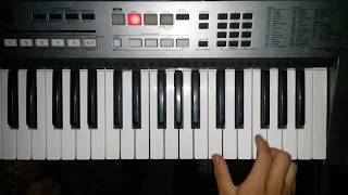 De arriba viene lo bueno melodía en teclado nota fa mayor "Piano Tutorial" chords