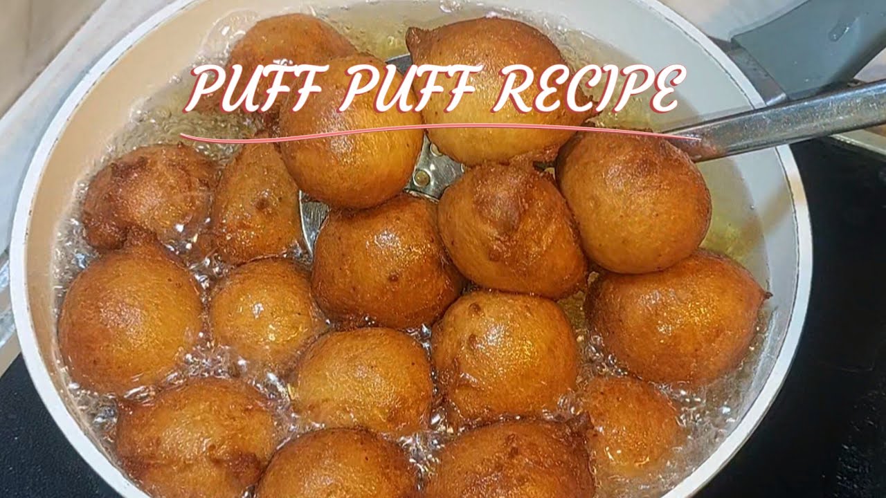 puff puff recipe with milk & egg / How to make 500g flour puff puff