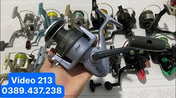 Máy câu Nhật bãi :Lô máy câu Cá giá rẻ 100k , size 500 đến 8.000 Cực đẹp ,video 213