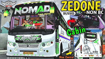 New ZEDONE BC BUS MOD For Bus Simulator Indonesia | Free Mod | New Bus Mod For Bussid | #bussidmods