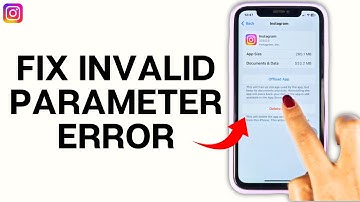 How To Fix Instagram Invalid Parameter Error 2024 (EASY)