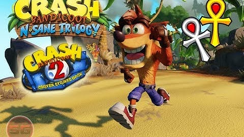 Crash Bandicoot 2: Cortex Strikes Back (PS4)  - Hang Eight Time Trial Relics (Level Speedruns)