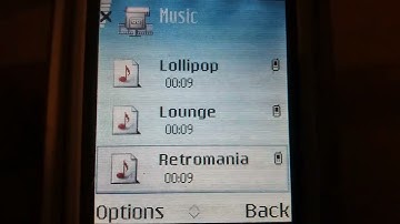 Nokia 6630 movie application default music samples