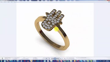 How to render diamond ring in Matrix 7 8 8 0 9 0 with Vray Render