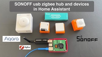 SONOFF usb zigbee hub and devices in Home Assistant