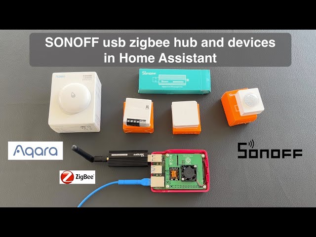 SONOFF usb zigbee hub and devices in Home Assistant 