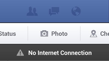 Facebook No Internet Connection On iPhone
