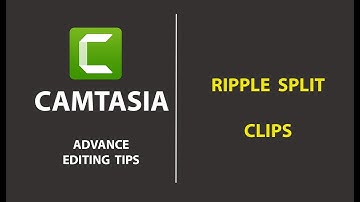 How to Ripple Split Clips on Camtasia Timeline | Camtasia 2023 Tutorial | Advance Editing Tips
