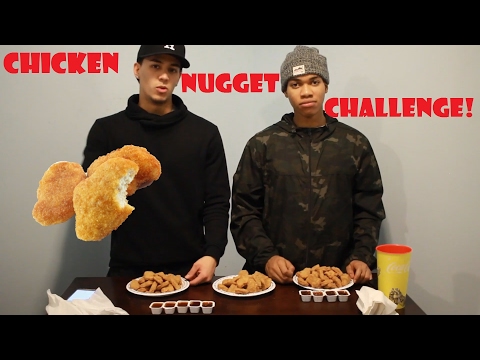 CHICKEN NUGGET CHALLENGE!! 😂