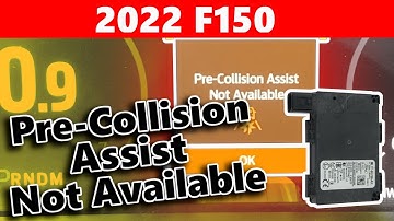 Ford F150 Pre Collision Assist niet beschikbaar