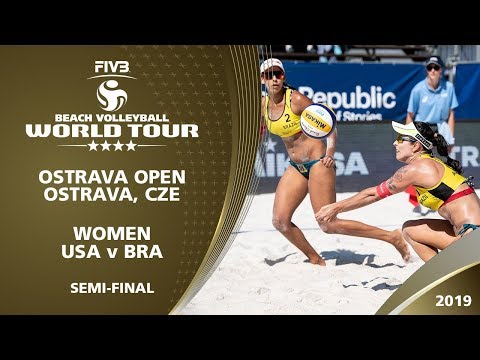Women S Semi Final USA Vs BRA 4 Ostrava CZE 2019 FIVB Beach Volleyball World Tour