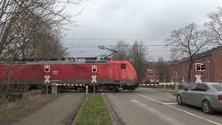 Railroad crossing of Emmerich am Rhein, Germany/Emmerich am Rhein geležinkelio pervaža, Vokietijoje