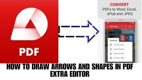 HOW TO DRAW ARROWS AND SHAPES IN PDF EXTRA EDITOR