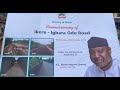 LIVE [EKITI]: COMMISSIONING OF IKERE-IGBARA ODO ROAD.