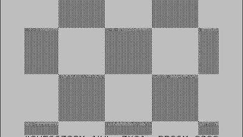 Chesszoom 1K - ZX81 hi-res demo (emulator recording)