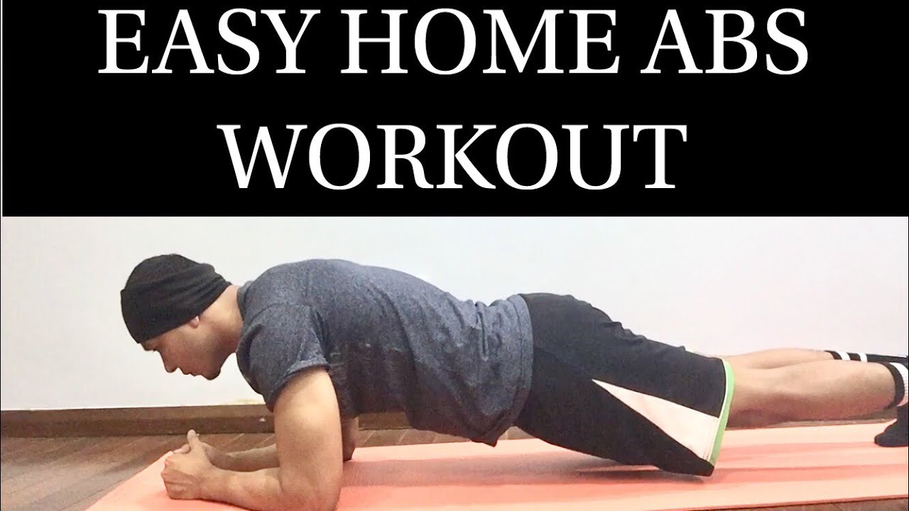 EASY HOME ABS WORKOUT YouTube