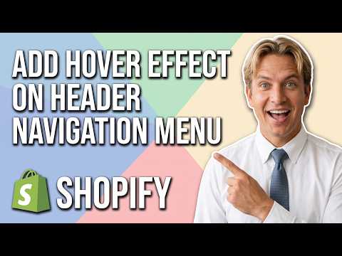 How To Add Hover Effect On Header Navigation Menu In Shopify (Easy Guide)