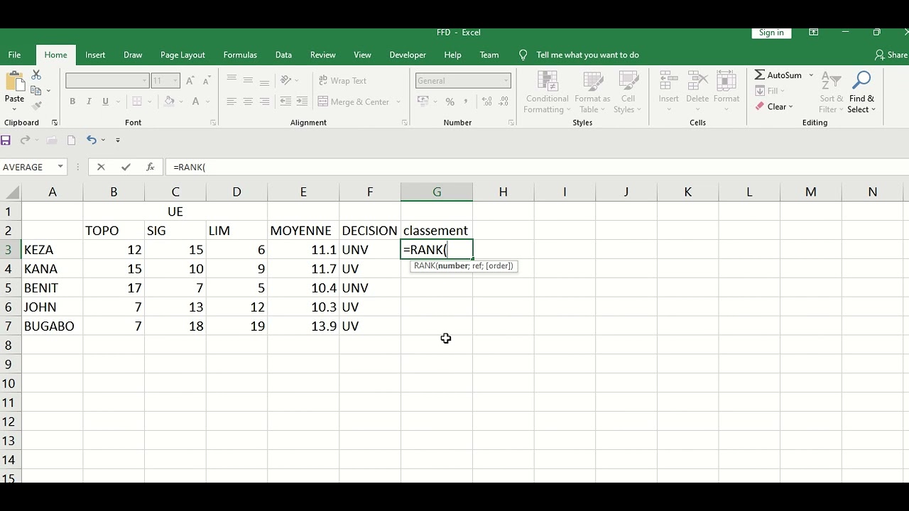 MENTION AVEC DEUX OU PLUSIEURS CONDITIONS si et avec excel YouTube