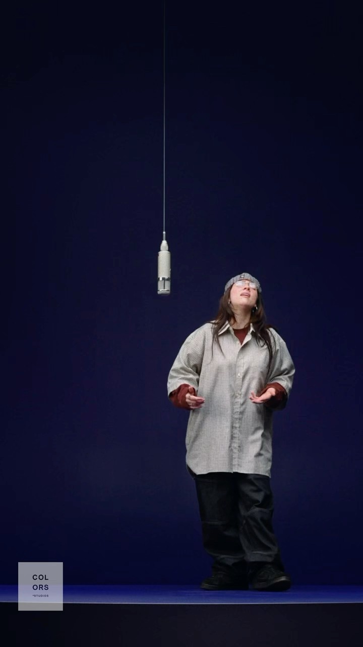 Billie singing WILDFLOWER on COLORS