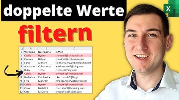 Excel doppelte Werte finden und filtern - Duplikate entfernen [Doppelte Einträge anzeigen & löschen]