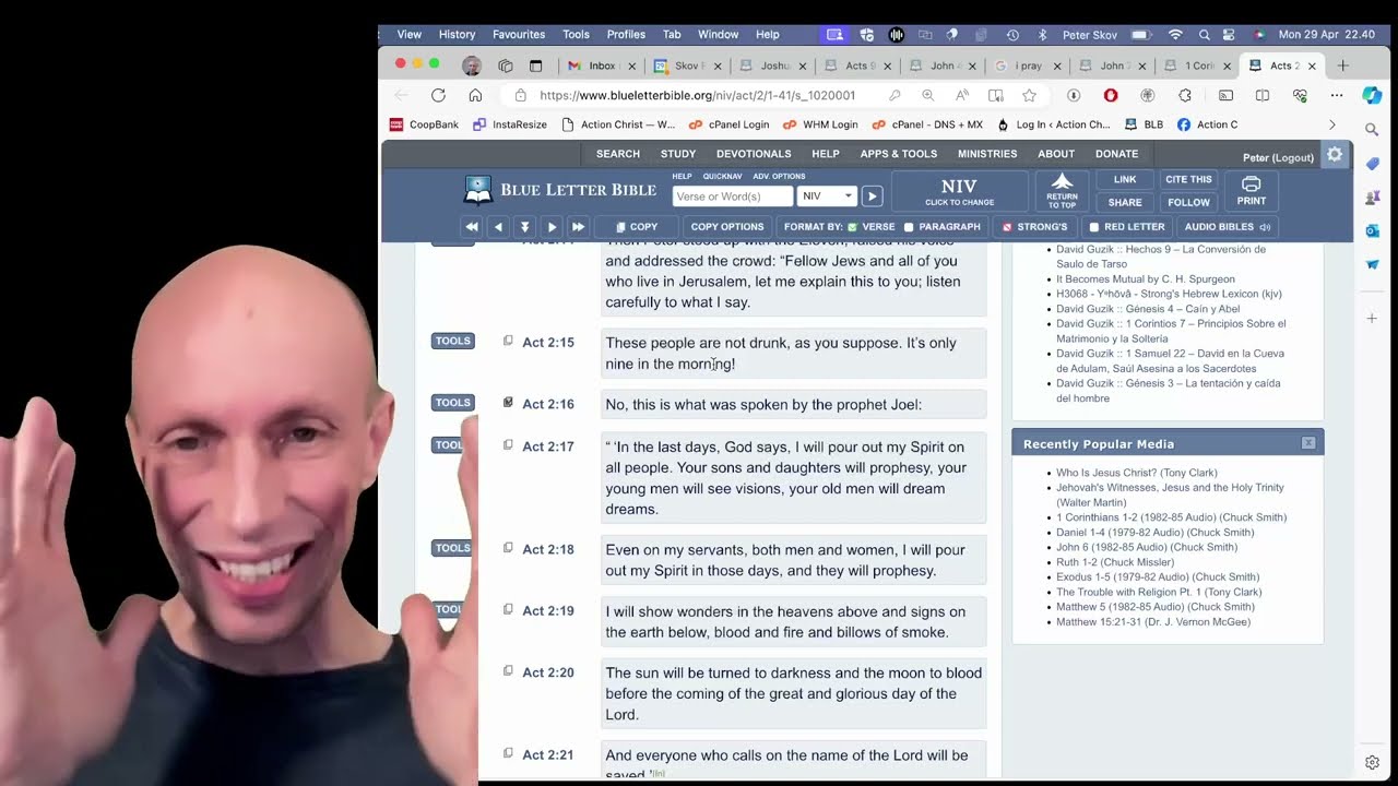 Video thumbnail: 11 – How to Be Filled With the Holy Spirit and Speak in Tongues – and Help Others Do It