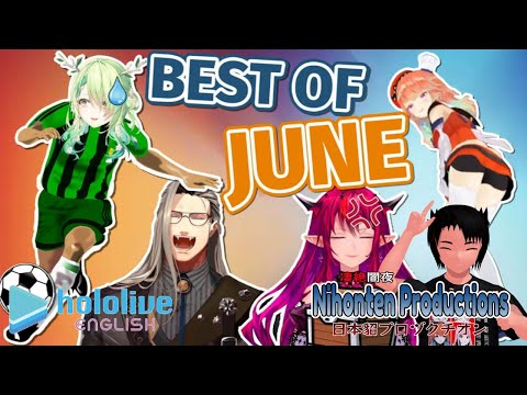 Nihonten Productions reacts to Best Of Holo EN  - June by @JelloClips