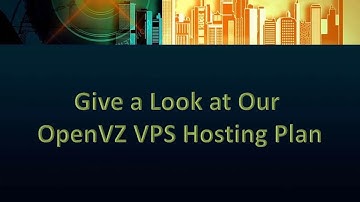 OpenVZ VPS Hosting
