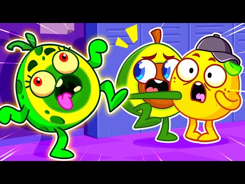 Little Zombies Coming at School 🧟‍♂️ || Kids Cartoon by Pit & Penny Stories 🥑✨