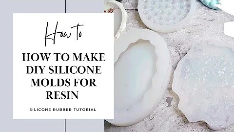 How to make DIY SILICONE MOLDS for resin, concrete, cement, plaster, soap & candles