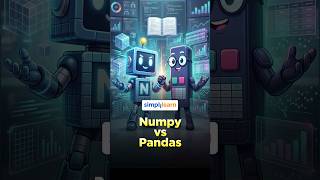 NumPy vs Pandas: When To Use What | NumPy vs Pandas Key Differences Explained | #Shorts #Simplilearn