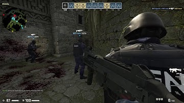 Counter-Strike Global Offensive Team Deathmatch Gameplay with Bots