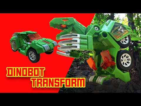 ของเล่น : รถแปลงร่างเป็นไดโนเสาร์ Dinobot Transform