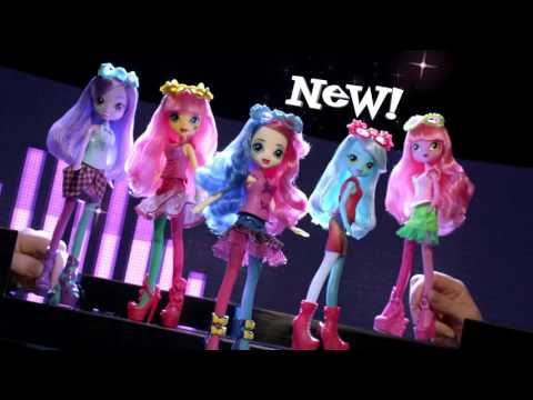 MLP Equestria Girls Rainbow Rocks Neon Dolls Commercial