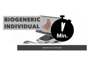 Quik design - Biogeneric individual - Cerec SW 5.1 (EN) 🇺🇸