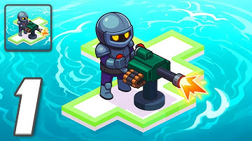 War of Rafts: Crazy Sea Battle - Gameplay Walkthrough Part 1 - Rafts Rule The Sea (iOS, Android)