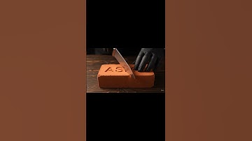 Slicing Brick 🧱😱 #asmr #notalkingasmr #relax #ai #viral #viralvideo #video #viralshorts #reels