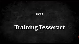 Tesseract OCR - Lesson 2: Training Tesseract for new font