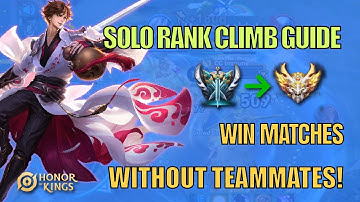 Rank Up FAST in Solo Queue | Secret Strategies Every Honor of Kings Player Needs to Know!