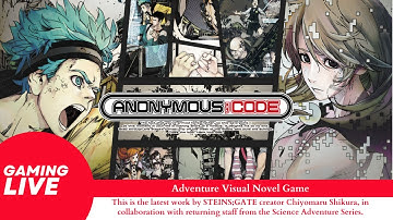 ANONYMOUS CODE Gameplay English Visual Novel