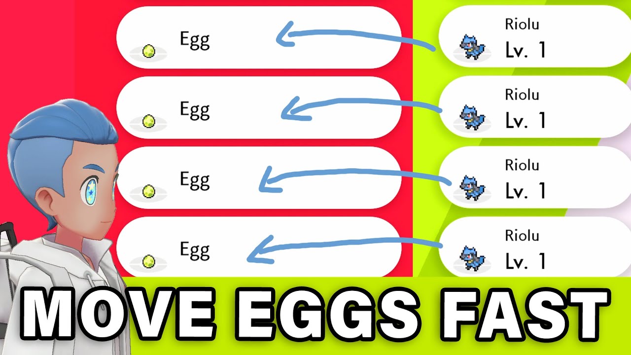 How to Move EGGS into PARTY Quickly Tip Pokemon Sword & Shield YouTube