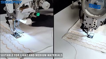 SGGEMSY SG2297-D3-SR-AK 3 STEP 4 POINT ELECTRONIC ZIGZAG PATTERN SEWING MACHINE