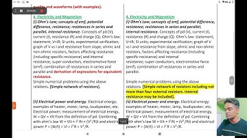 icse class 10 physics syllabus 2023 || revised icse physics syllabus || icse   physics syllabus