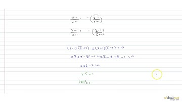 Find the locus of point z in the Argand plane if ` (z-1)/(z+1)` is purely imaginary.