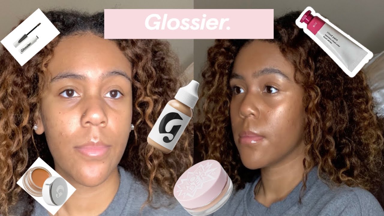 Glossier makeup routine!! // acne prone skin + hyperpigmentation YouTube