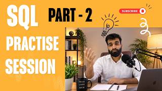 SQL Practice Session Part 2 | Advanced Window Functions + 7 Real SQL Interview Questions