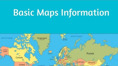 Basic Maps Info. | Social Studies | GK | PST-JEST Test