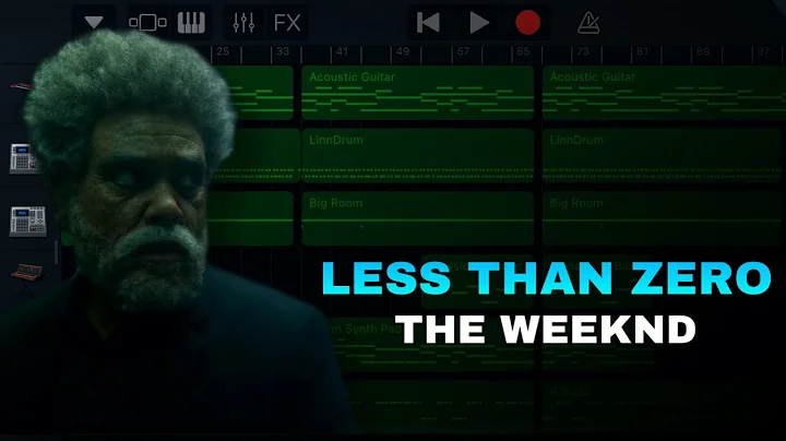 The Weeknd - Less than Zero (Garageband Tutorial)