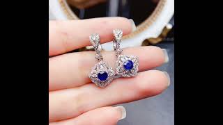 龍騰寶石 S925 天然5X5mm皇家藍藍寶石耳環 #藍寶石 #藍寶 #藍寶耳環 #寶石耳環 #皇家藍 #錫蘭藍寶 #sapphire #彩色寶石 #寶石 #天然寶石 @longterm-gem888